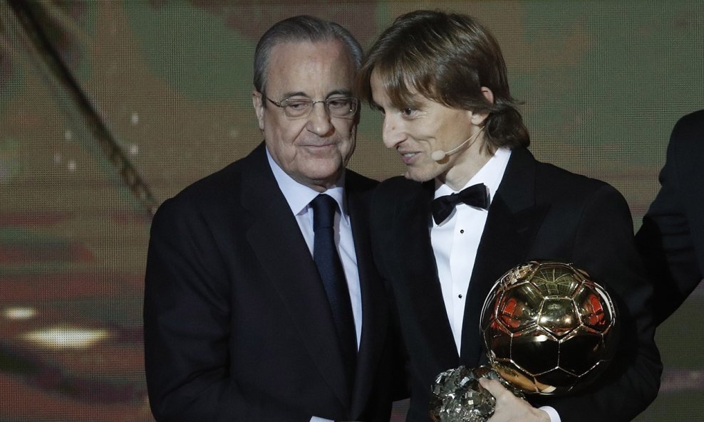 Luka Modrić i Florentino Perez