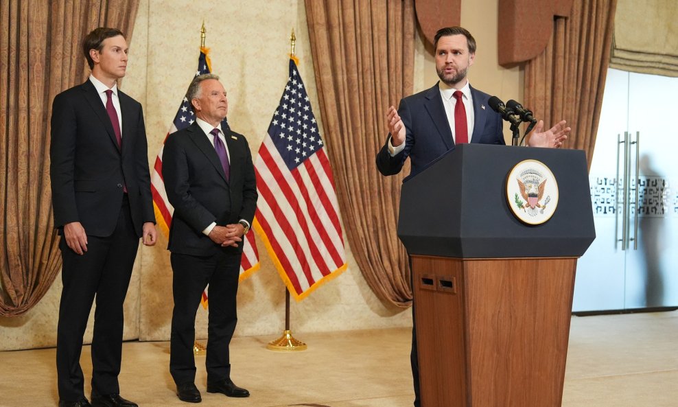 Jared Kushner, Steve Witkoff i J.D. Vance