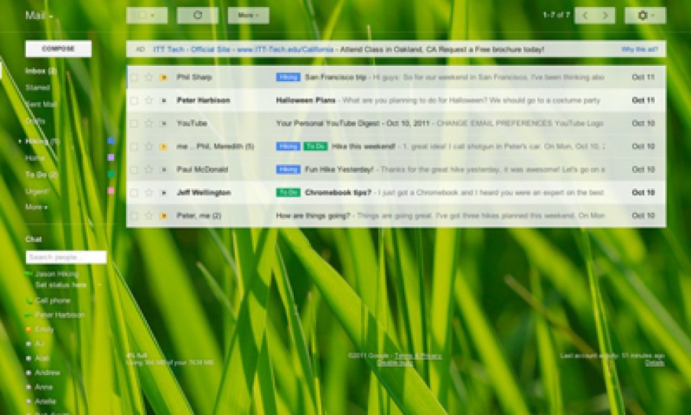 Gmail tema