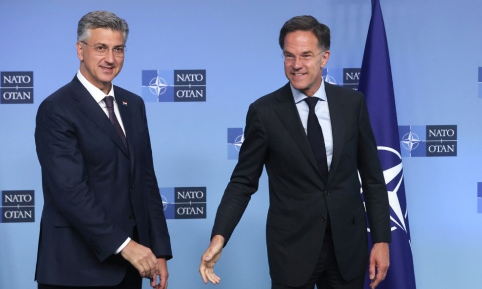 Andrej Plenković i Mark Rutte