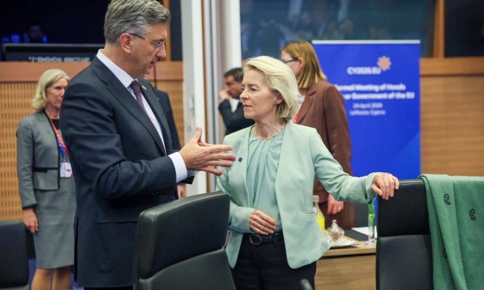 Andrej Plenković i Ursula von der Leyen