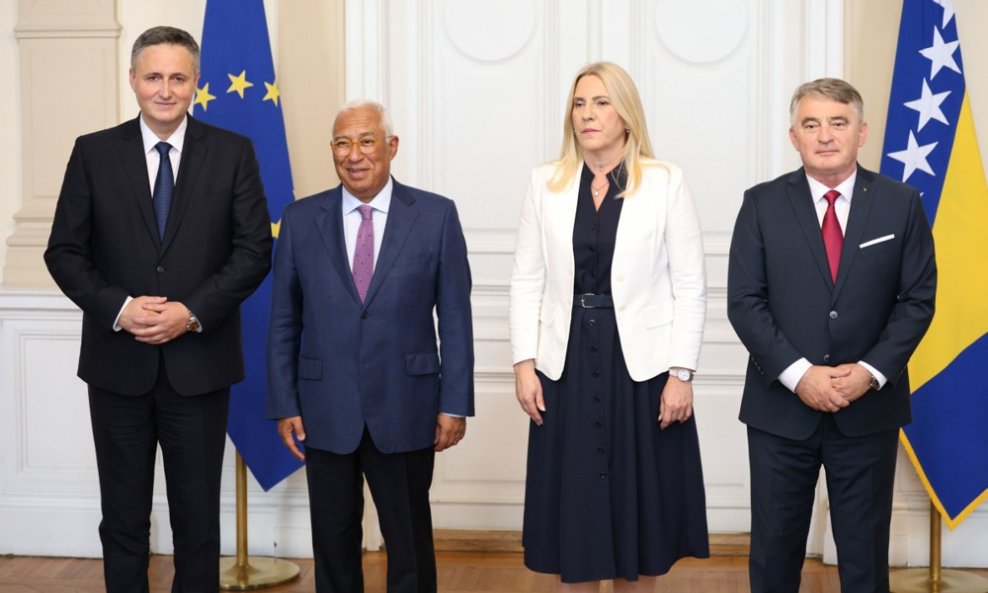 BiH predsjedništvo s Antoniom Costom - Ilustracija