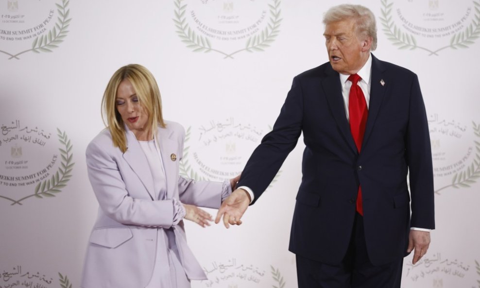 Giorgia Meloni i Donald Trump