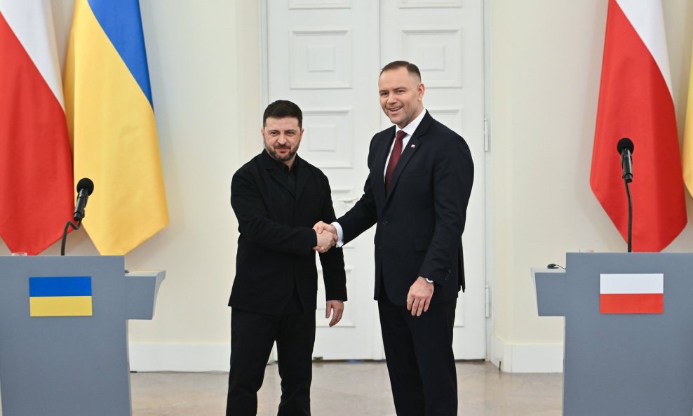 Volodimir Zelenski i Karol Nawrocki
