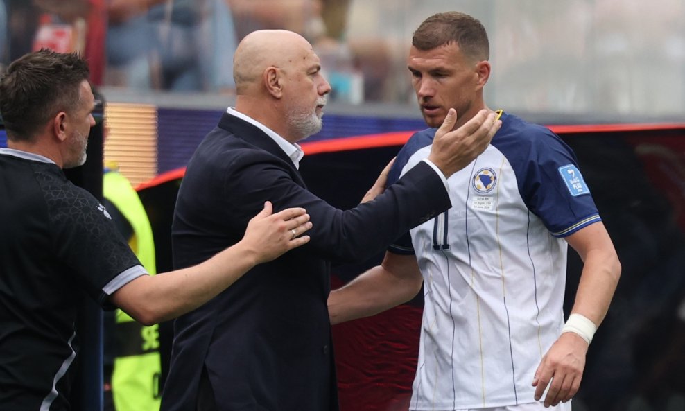 Sergej Barbarez i Edin Džeko