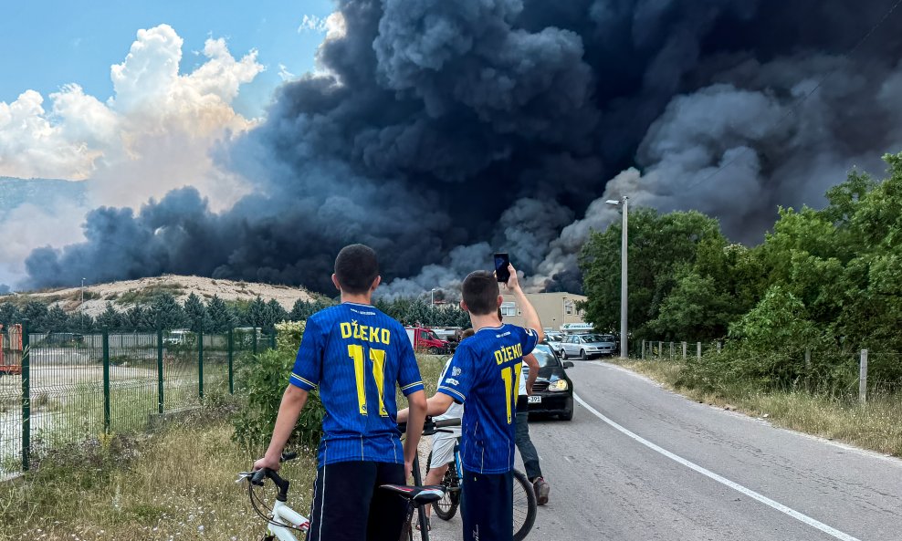 Požar u Mostaru