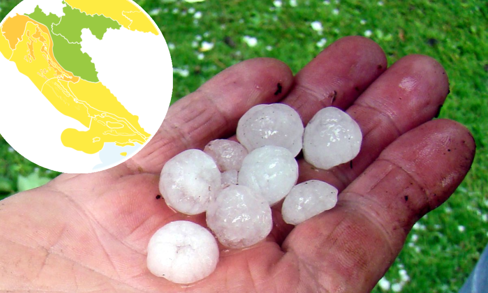 Zbog mogućnosti izraženijih pljuskova i grmljavinskog nevremena, DHMZ je izdao niz upozorenja