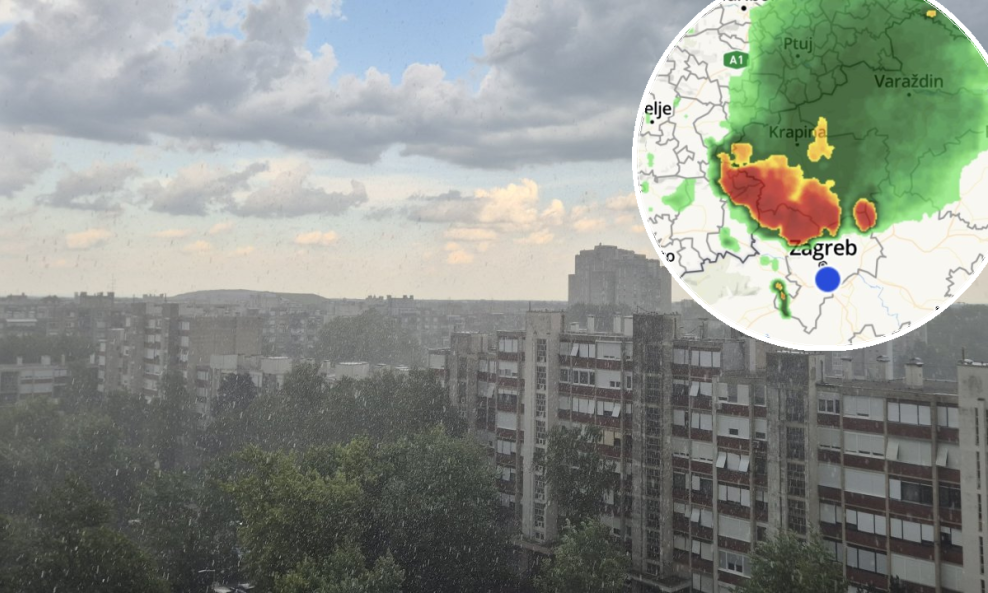 Promjena vremena u Zagrebu