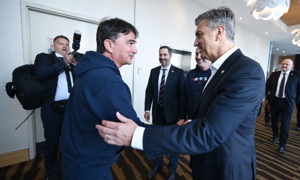 Zlatko Dalić i Andrej Plenković