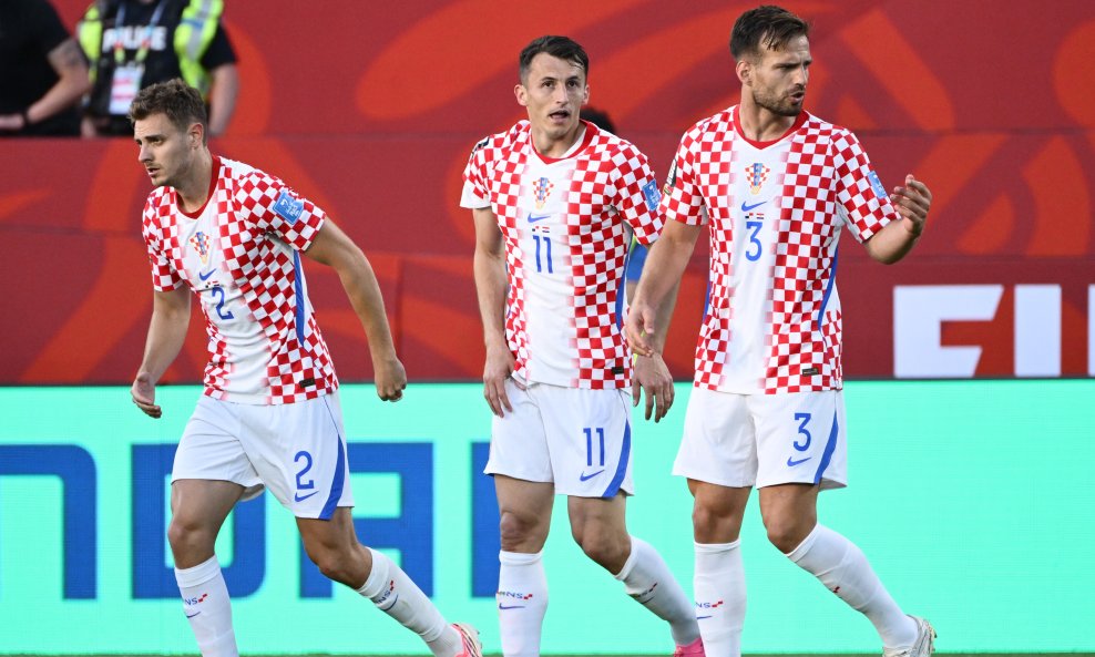 Slavlje igrača Hrvatske