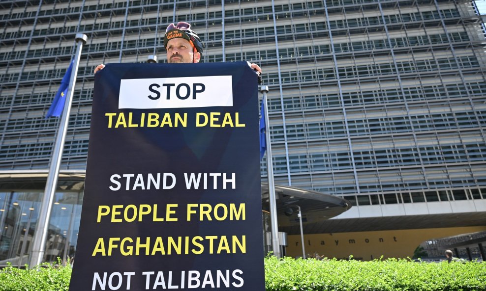 Prosvjed zbog sastanka EU dužnosnika s talibanima