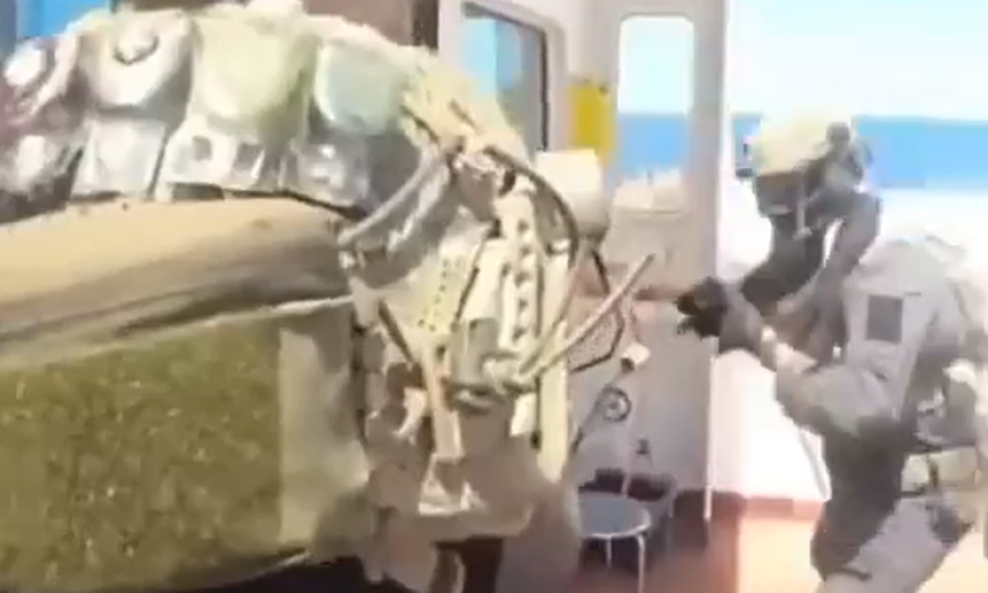 Francuski marinci na ruskom brodu