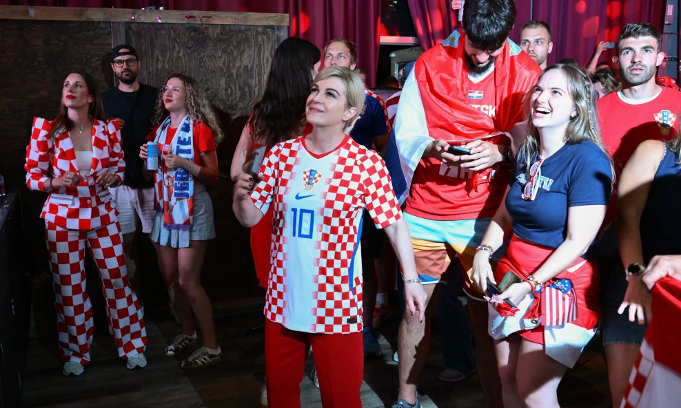 Kolinda Grabar-Kitarović na hrvatskoj večeri u Craft Hallu