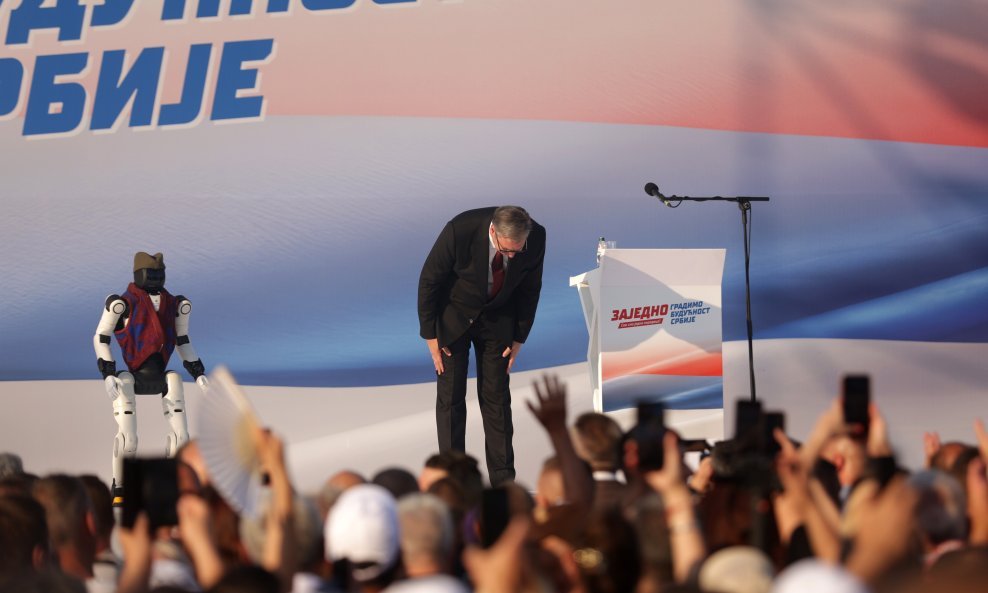 Aleksandar Vučić, skup SNS-a u Beogradu