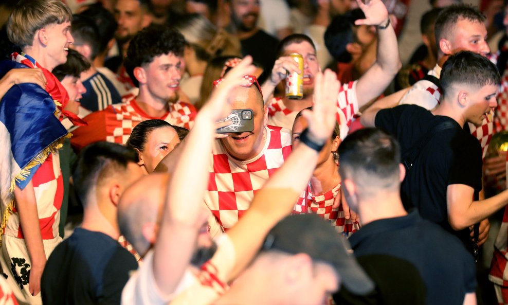 Slavlje pobjede u Zagrebu