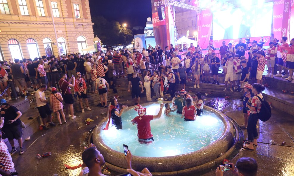 Slavlje pobjede u Zagrebu