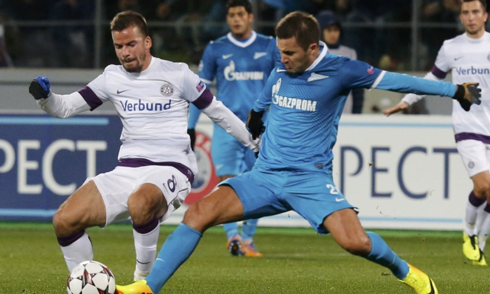 Zenit - Austria Beč, Viktor Fayzulin i Tomas Simković