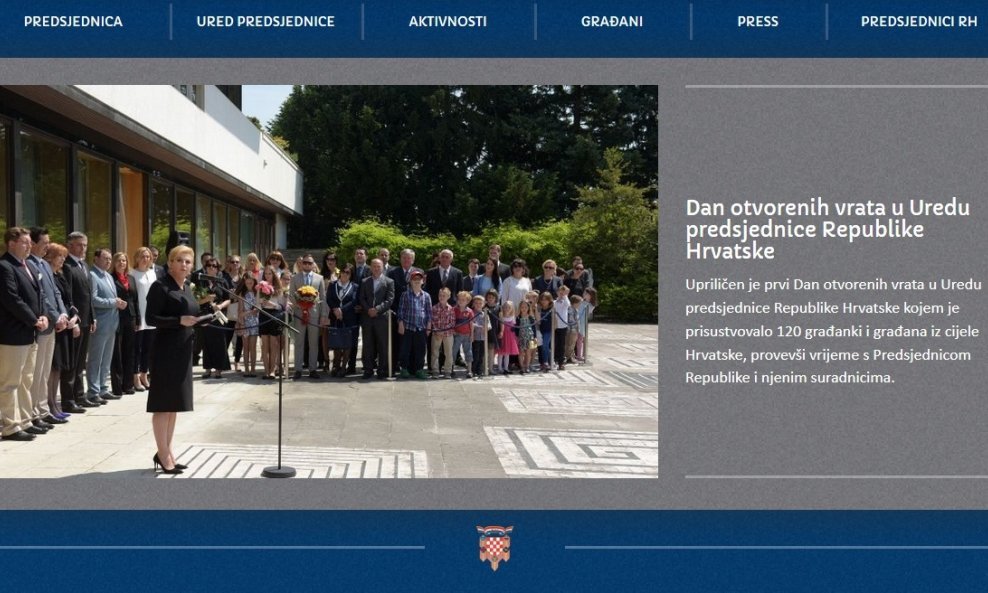 predsjedničin web