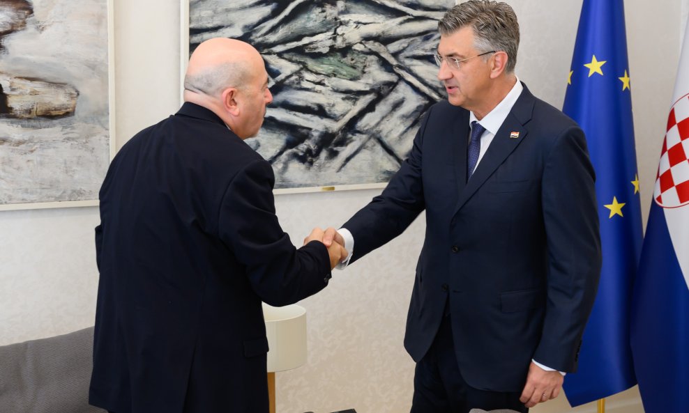 Gary Cohen i Andrej Plenković