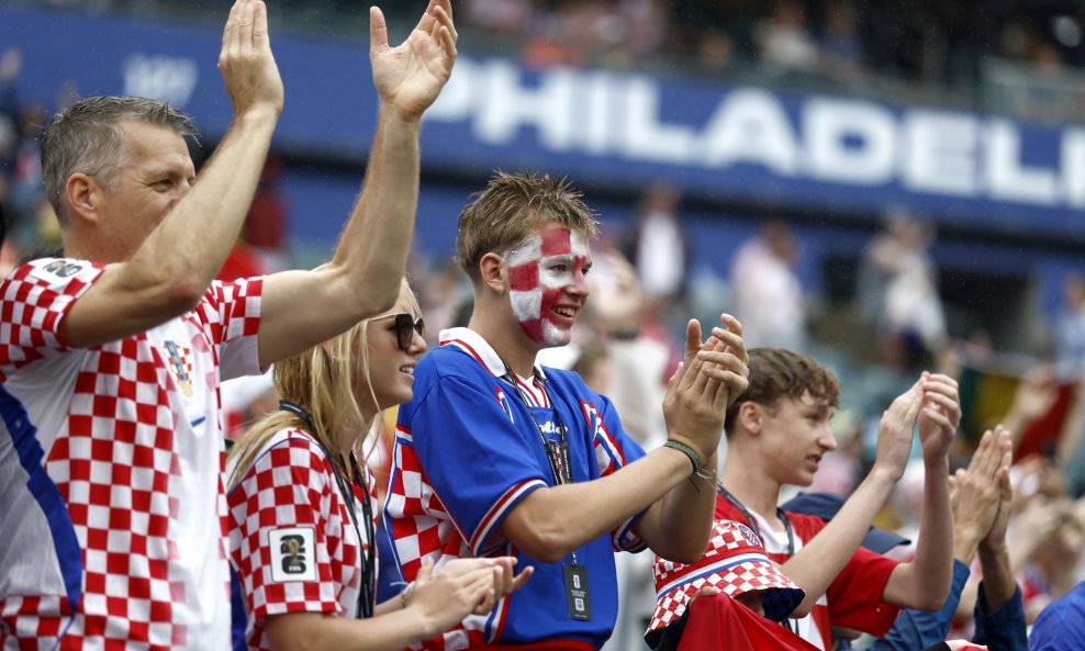 Hrvatski navijači u Philadelphiji
