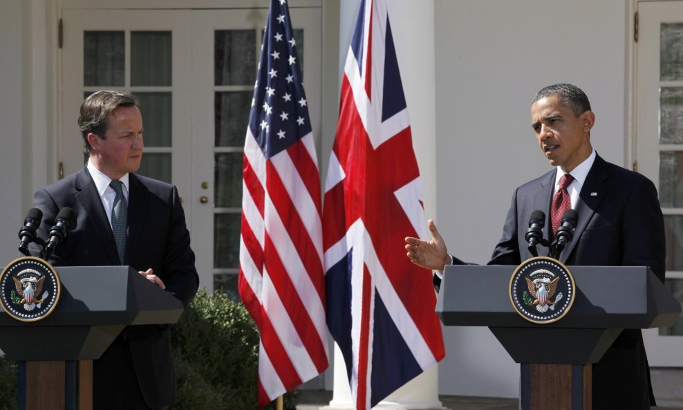 Barack Obama i David Cameron