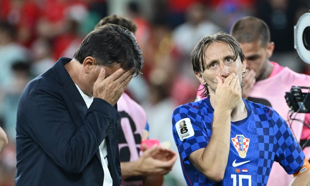 Zlatko Dalić i Luka Modrić Hrvatska