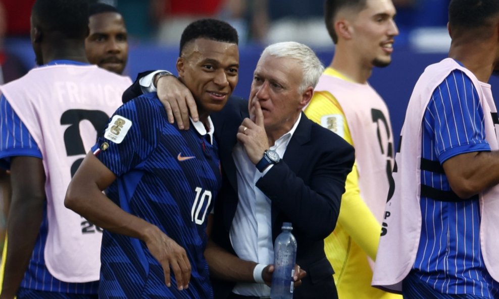 Didier Deschamps i Kylian Mbappe