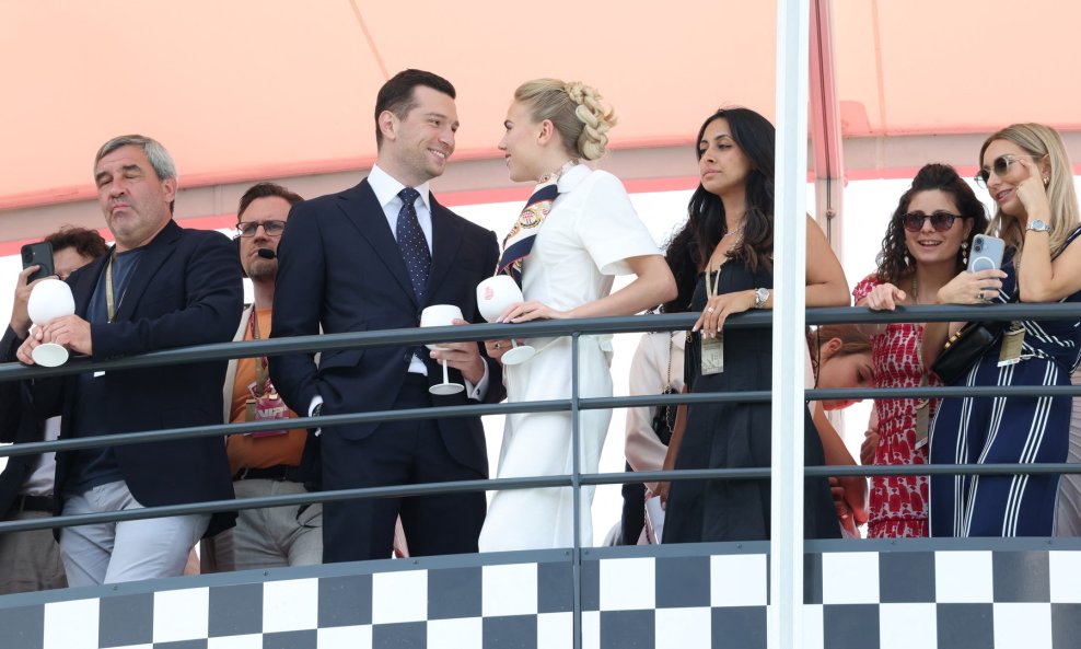 Jordan Bardella i princeza Maria Carolina