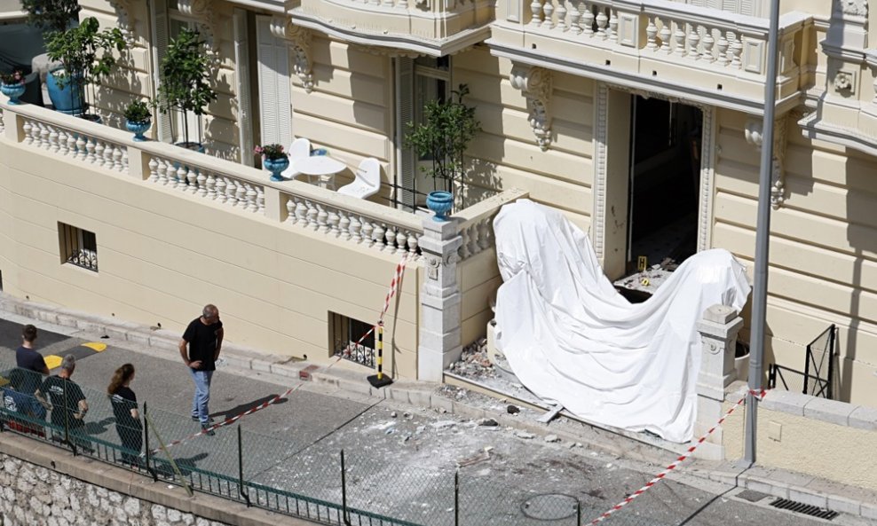 Poprište bombaškog napada u Monaku
