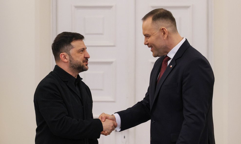 Volodimir Zelenski i Karol Nawrocki