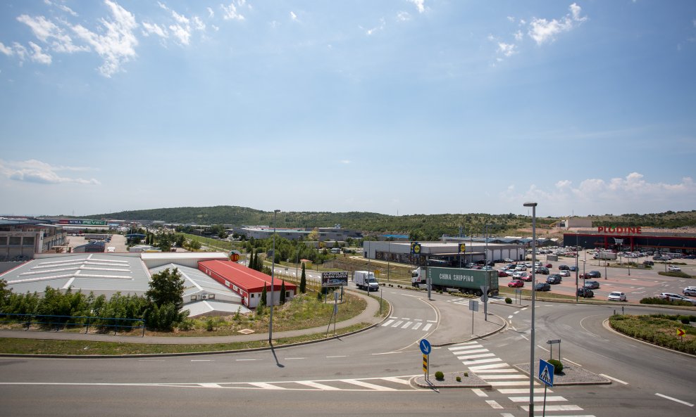 Industrijska zona Kukuljanovo kraj Rijeke - Ilustracija