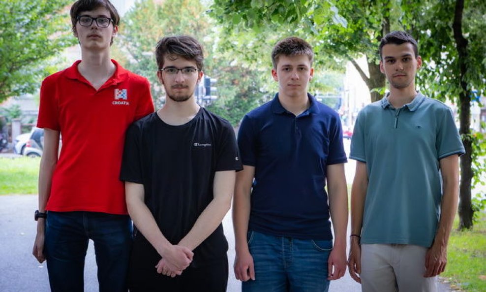 Ivo Pavičić, Dino Hadžić, Jakov Jandrić i Lovro Tunjić