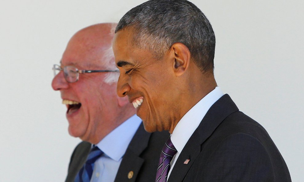 Bernie Sanders i Barack Obama