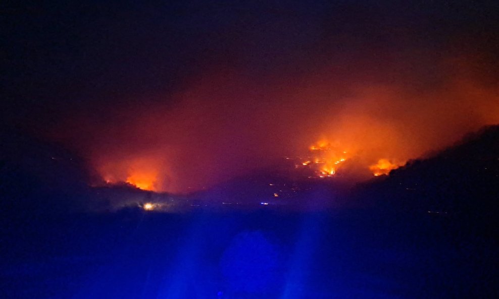 Požar na Korčuli