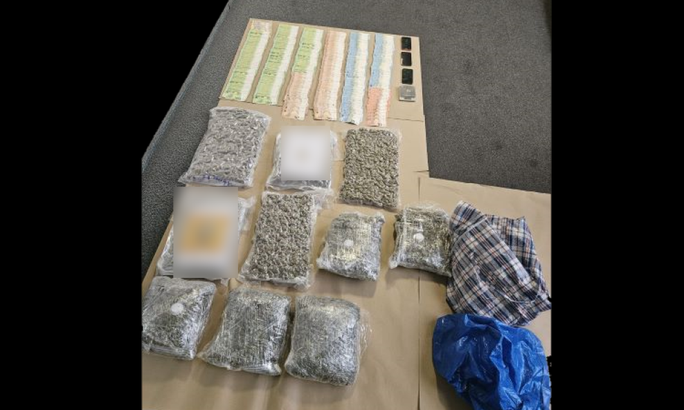 Zaplijenjeno 11 kilograma marihuane