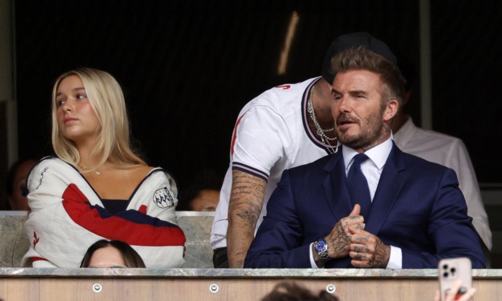 Harper Beckham s tatom Davidom