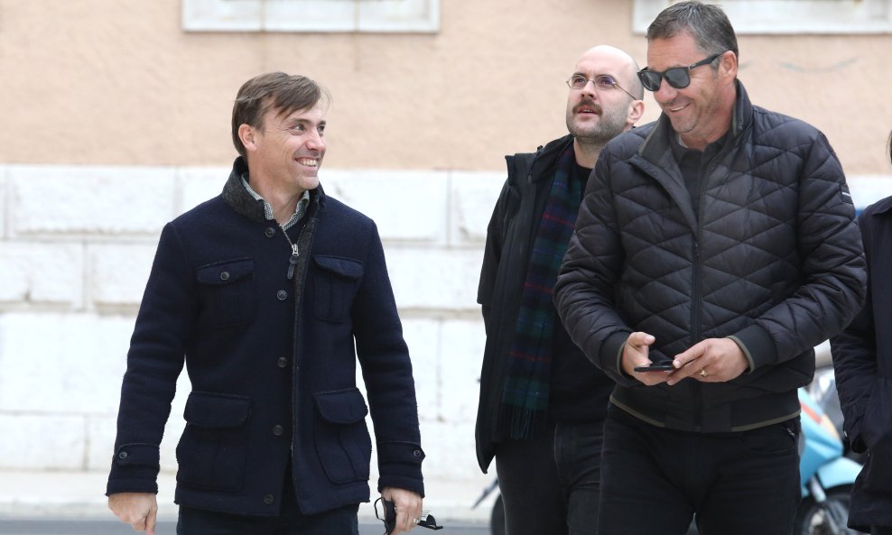 Dario Šimić i Marin Mikšić (desno)