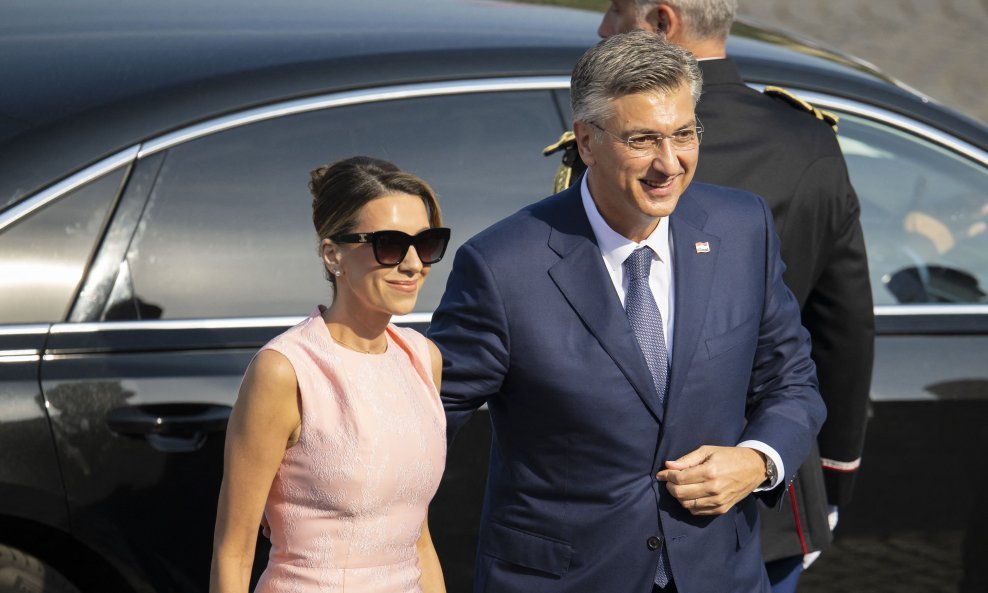 Ana Maslać Plenković i Andrej Plenković