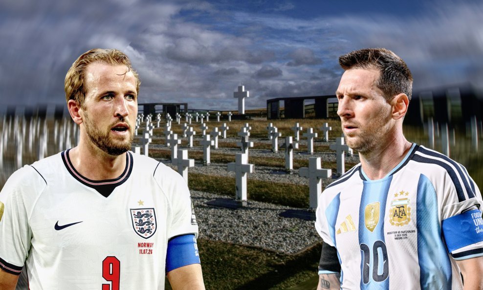 Kane, Messi i groblje stradalih na Falklandima