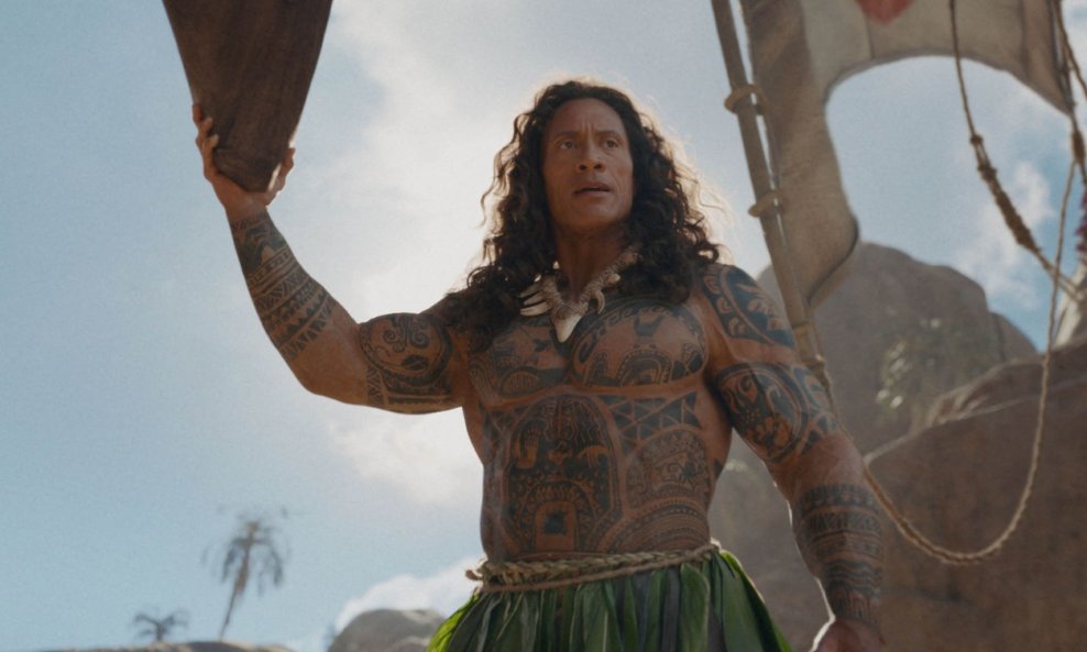 Dwayne Johnson u filmu 'Moana'