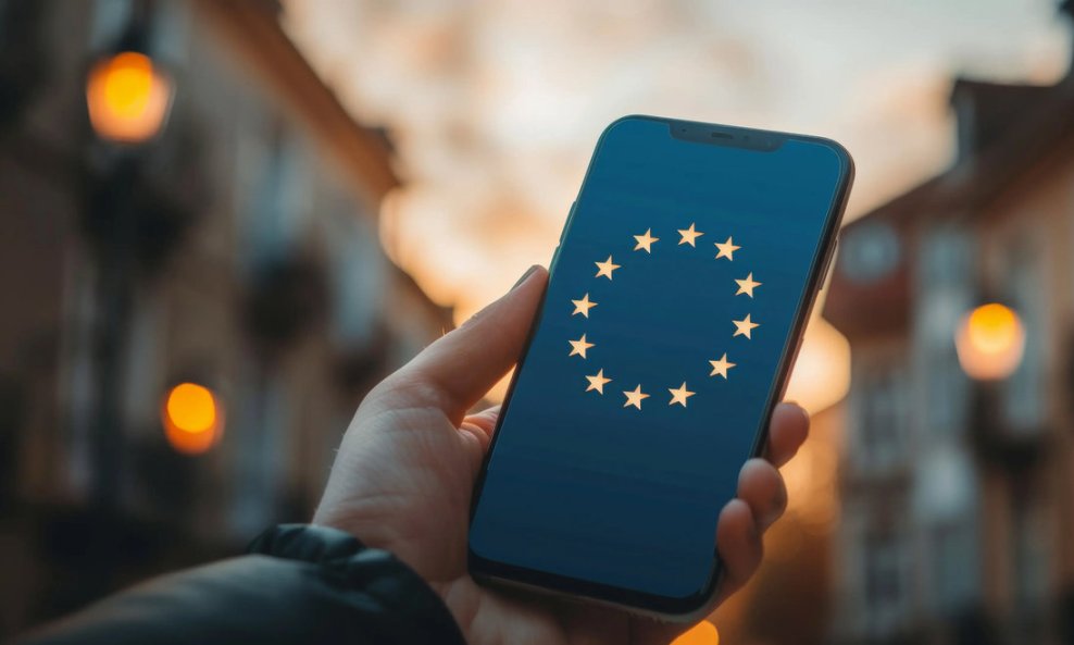 Digitalni euro - ilustracija