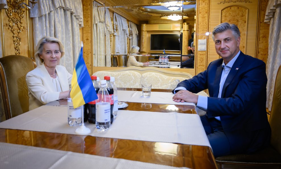 Ursula von der Leyen i Andrej Plenković