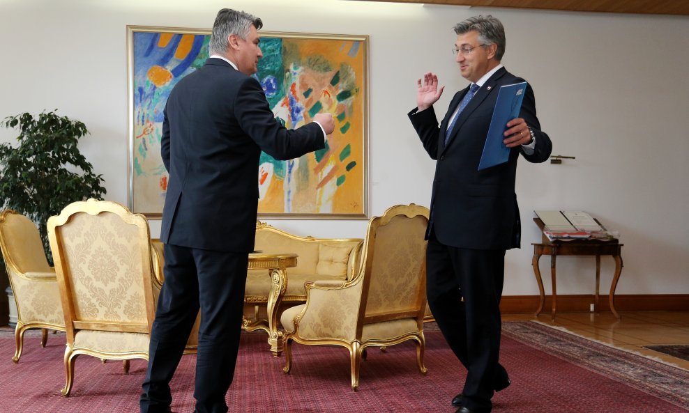 Zoran Milanović i Andrej Plenković