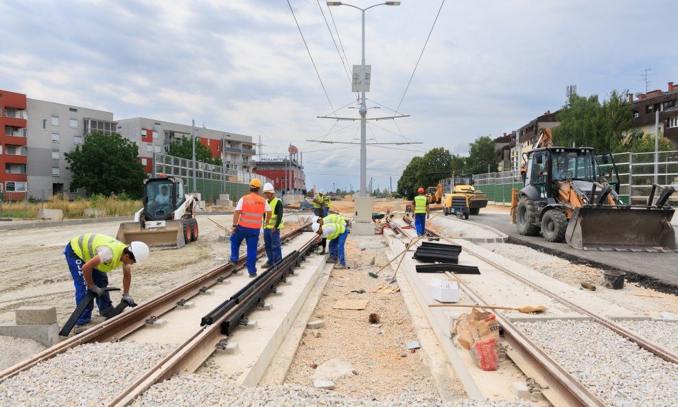 Obilazak radova na Sarajevskoj cesti