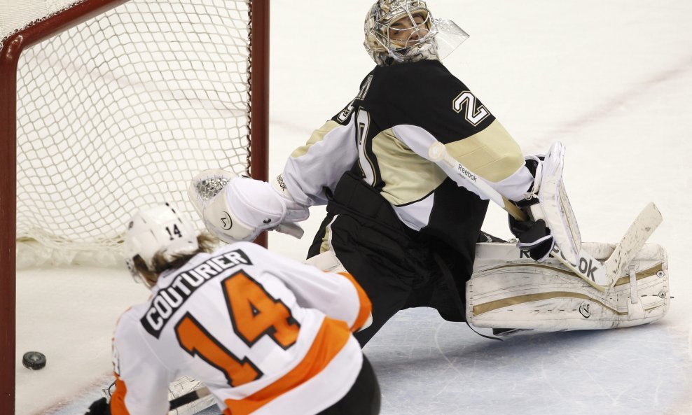 Marc-Andre (Pittsburgh Penguins) i Sean Couturier (Philadelphia)