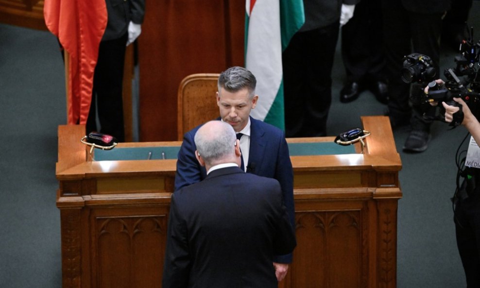 Tamas Sulyok i Peter Magyar