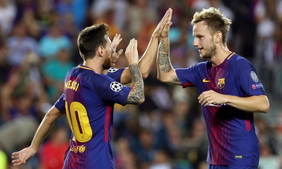 Ivan Rakitić i Lionel Messi
