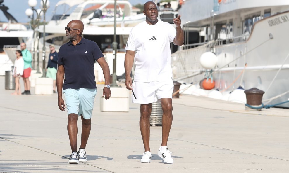 Magic Johnson prošle godine u Trogiru