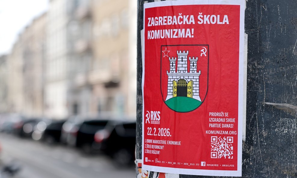 Letak za zagrebačku školu komunizma