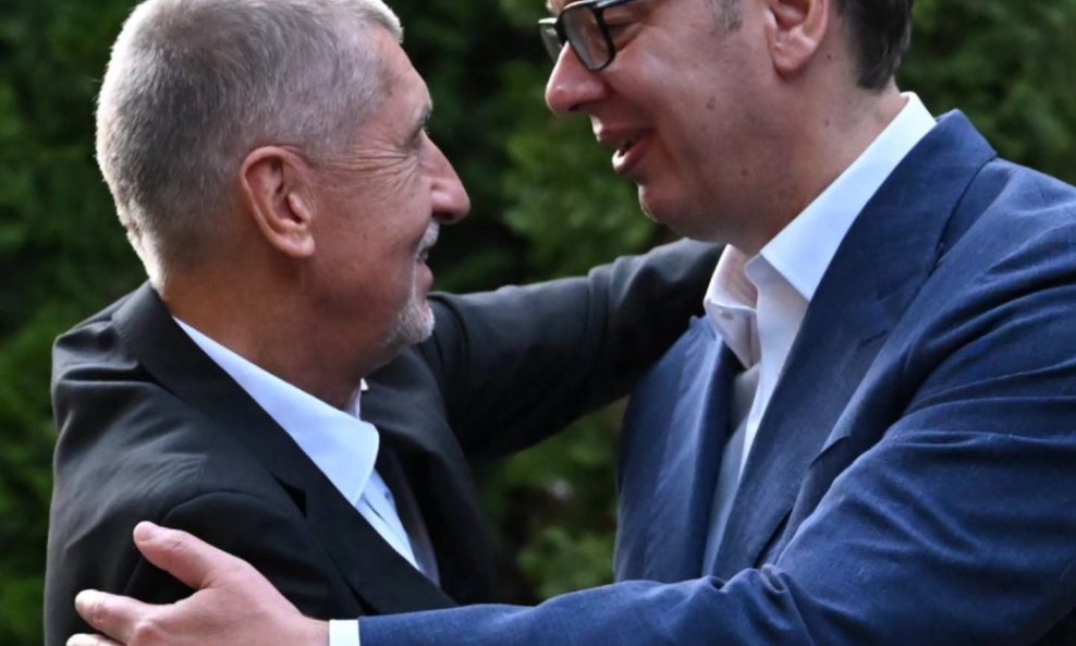 Aleksandar Vučić i Andrej Babiš